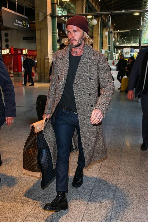 david beckham louis vuitton|Style God David Beckham Continues to Murder the Airport .